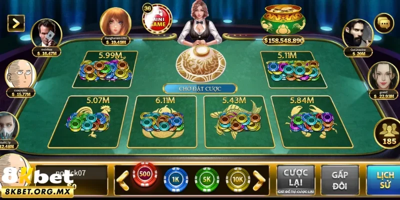 Khung cược của bầu cua online